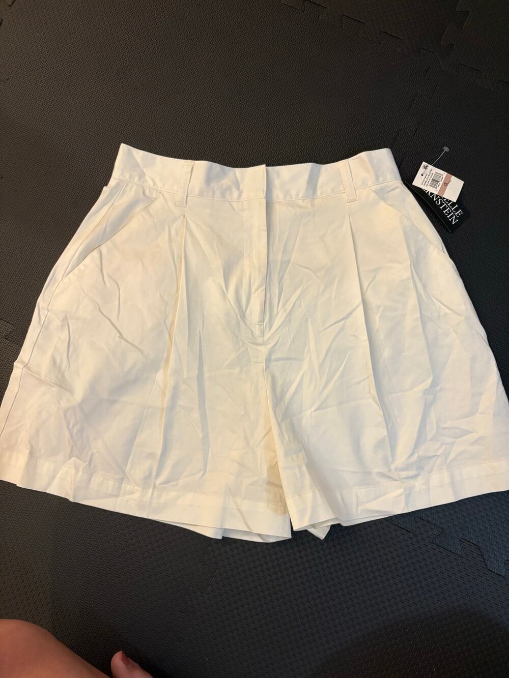 Danielle Bernstein White High Rise Shorts NEW with Tags Size 12